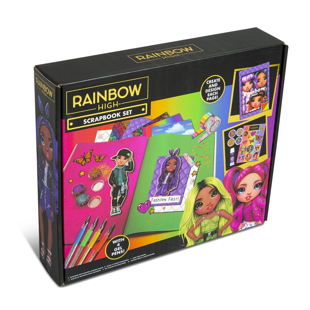 RAINBOW HIGH SCRAPBOOK SET